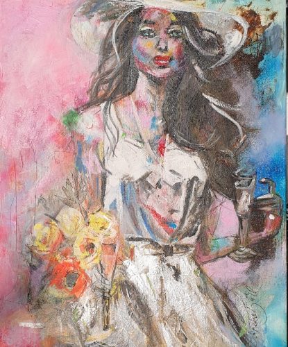 Flower 80x100cm