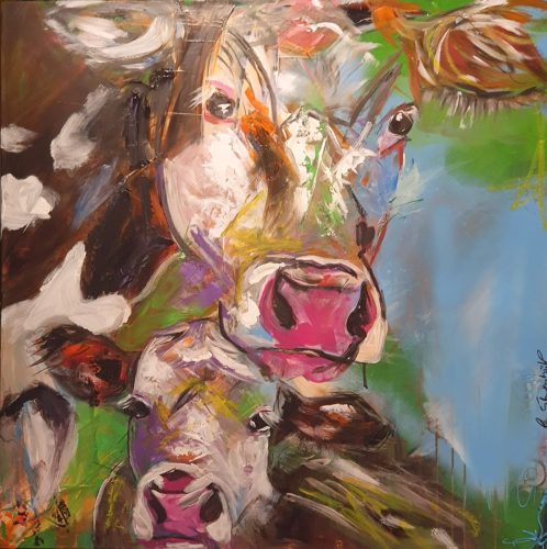 Kuhrios 80x80cm
