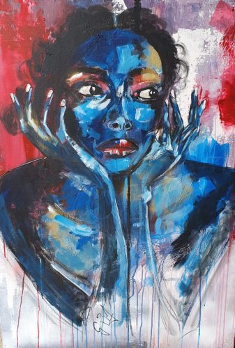 Wüstenrose 70x100cm